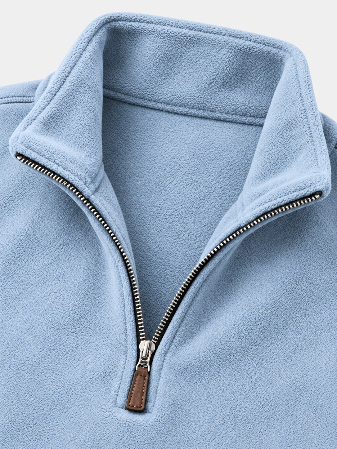 Premium Thick Stand Collar Polar Fleece Pullover