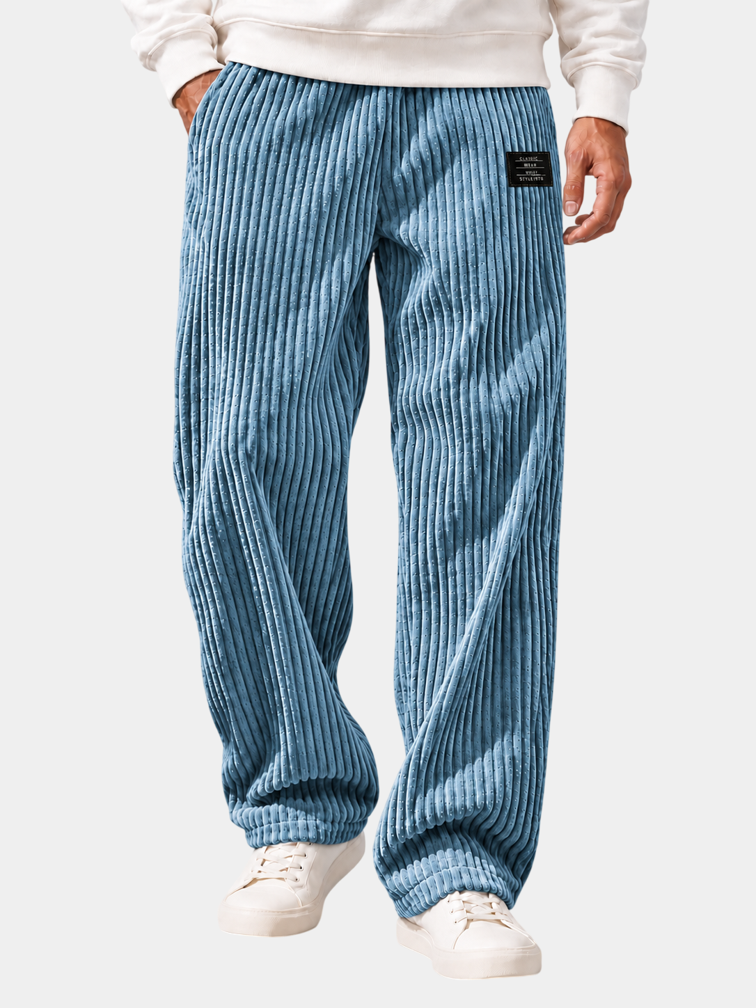 Relaxed Fit Thick Wide-Wale Corduroy Pants