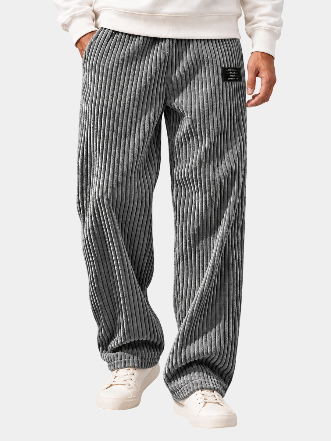 Relaxed Fit Thick Wide-Wale Corduroy Pants