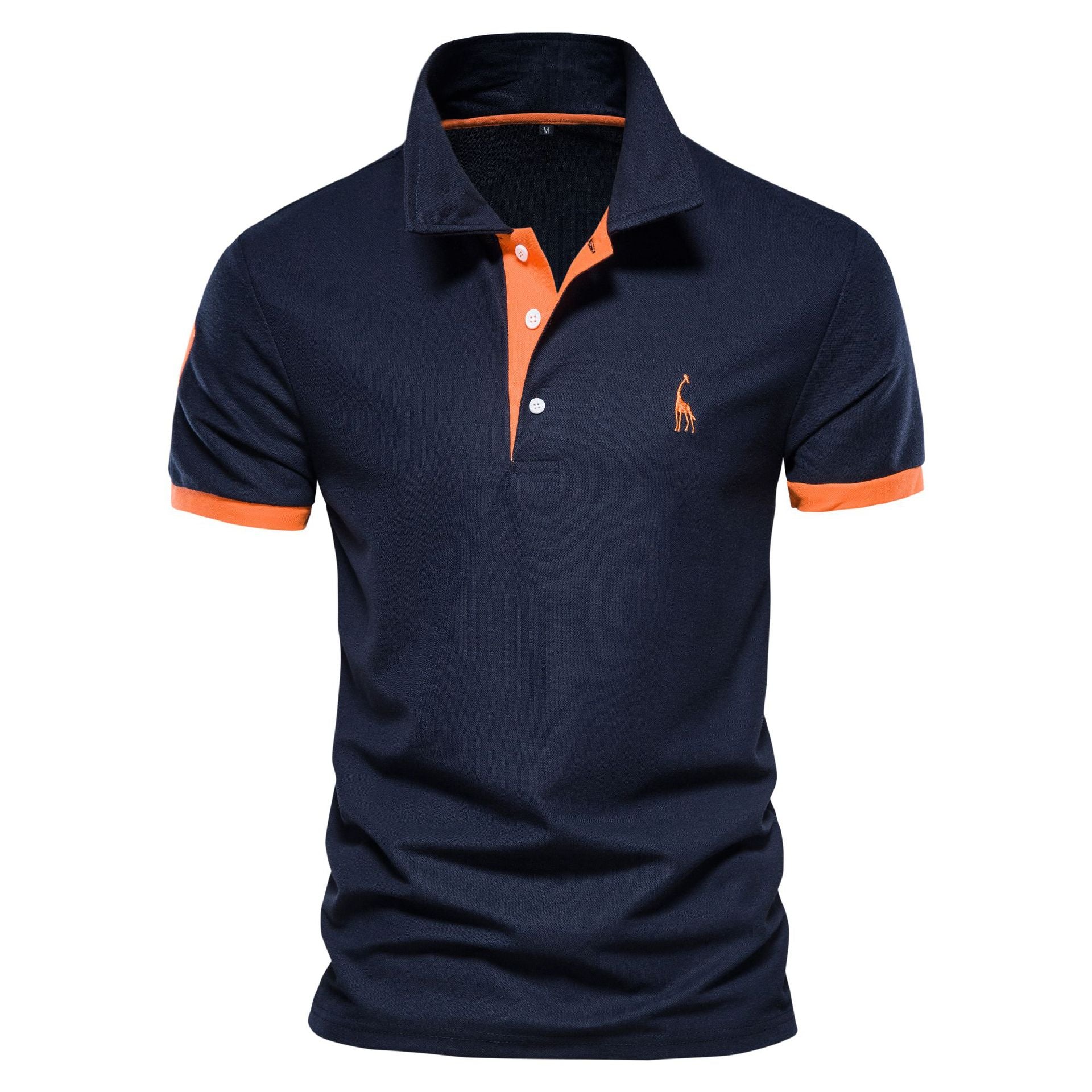 Men's Premium Cotton Blend Embroidered Polo Shirt